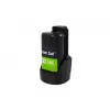 Batéria pre akumulátorový skrutkovač Green Cell PTBO12V3 — Li‑Ion 3 Ah, rozmery 5,1×4,7×8,6 cm