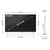 Sharp LC-32HF2265EW 81,3 cm (32 palcov) HD Smart TV WLAN biela
