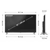 Sharp 43HL4265E TV 109,2 cm (43 palcov) 4K Ultra HD Smart TV Wi-Fi čierna
