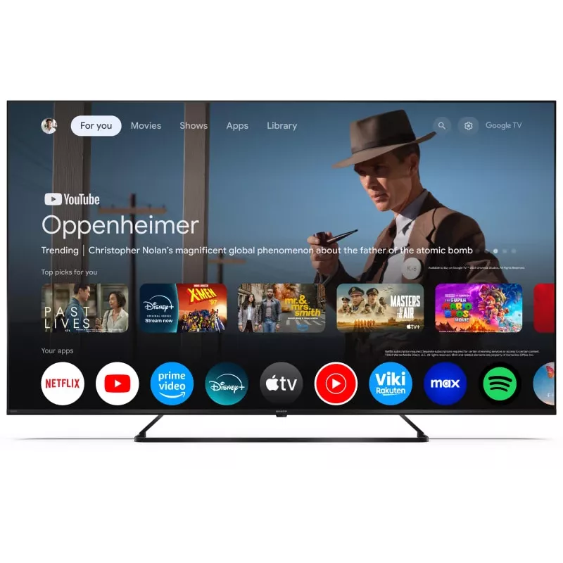 Sharp 50HP6265E TV 127 cm (50 palcov) 4K Ultra HD Smart TV Wi-Fi čierna