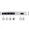 StarTech.com USB-C & USB-A dock - Dual-Monitor 4K 60Hz dock DisplayPort + HDMI - hybridná USB 3.0 dokovacia stanica pre USB-C alebo USB-A notebooky - 6x USB Type-A, GbE - USB 3.1 Gen 1 - Mac/Windows