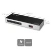 StarTech.com USB-C & USB-A dock - Dual-Monitor 4K 60Hz dock DisplayPort + HDMI - hybridná USB 3.0 dokovacia stanica pre USB-C alebo USB-A notebooky - 6x USB Type-A, GbE - USB 3.1 Gen 1 - Mac/Windows
