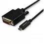 StarTech.com 10ft (3m) USB-C na DVI kábel – 1080p (Single Link) USB Type-C (DP Alt Mode HBR2) na DVI digitálny video adaptér kábel – funguje s Thunderbolt 3 – notebook na DVI monitor/obrazovku
