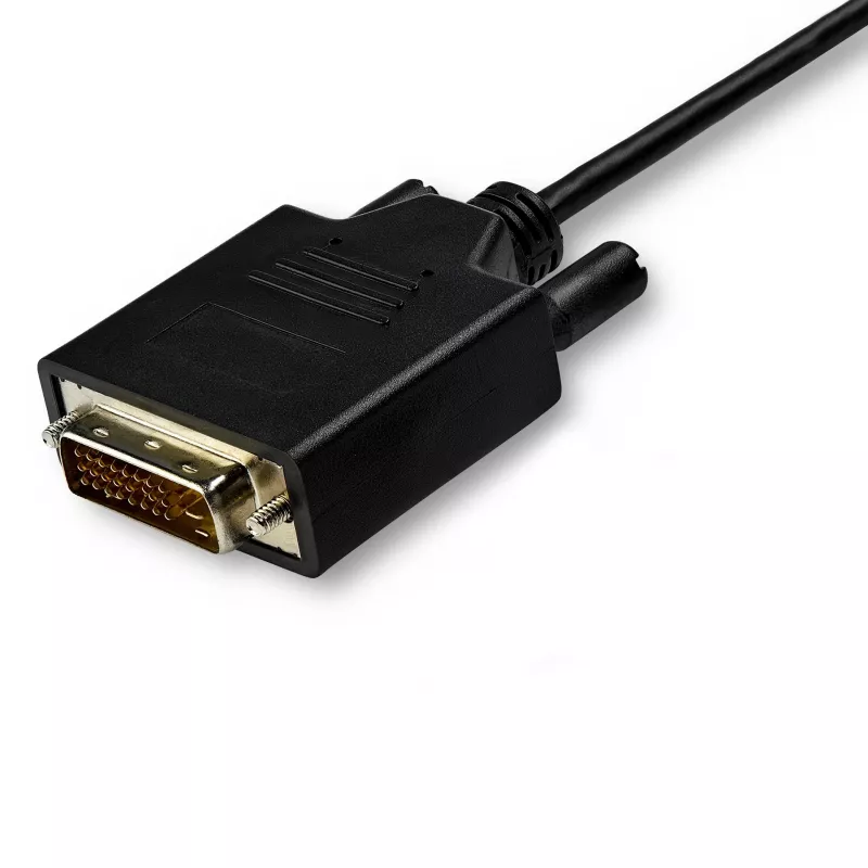 StarTech.com 10ft (3m) USB-C na DVI kábel – 1080p (Single Link) USB Type-C (DP Alt Mode HBR2) na DVI digitálny video adaptér kábel – funguje s Thunderbolt 3 – notebook na DVI monitor/obrazovku