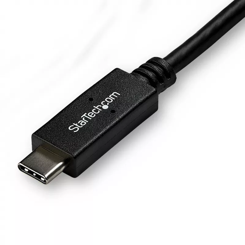 StarTech.com 10ft (3m) USB-C na DVI kábel – 1080p (Single Link) USB Type-C (DP Alt Mode HBR2) na DVI digitálny video adaptér kábel – funguje s Thunderbolt 3 – notebook na DVI monitor/obrazovku