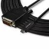 StarTech.com 10ft (3m) USB-C na DVI kábel – 1080p (Single Link) USB Type-C (DP Alt Mode HBR2) na DVI digitálny video adaptér kábel – funguje s Thunderbolt 3 – notebook na DVI monitor/obrazovku