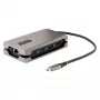 StarTech.com USB-C multiport adaptér, 4K 60Hz HDMI 2.0b, HDR, USB 3.2 Gen 2 10Gbps hub (2xUSB-C, 1xUSB-A), 100W PD Pass-Through, mini travel dock, 12 palcov/30cm kábel, dokovacia stanica pre notebook