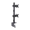 StarTech.com držiak na stôl pre 2 vertikálne stohované monitory, dual 49 palcov, celkovo 32 kg, C-svorka, Quick-Release VESA systém, širokouhlý 16:9/Ultraširoký 32:9, TAA