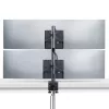 StarTech.com držiak na stôl pre 2 vertikálne stohované monitory, dual 49 palcov, celkovo 32 kg, C-svorka, Quick-Release VESA systém, širokouhlý 16:9/Ultraširoký 32:9, TAA