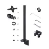 StarTech.com držiak na stôl pre 2 vertikálne stohované monitory, dual 49 palcov, celkovo 32 kg, C-svorka, Quick-Release VESA systém, širokouhlý 16:9/Ultraširoký 32:9, TAA