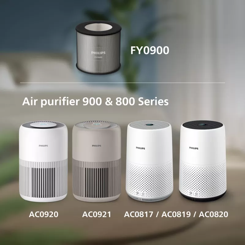 Philips čistička vzduchu 900 a 800 série, filter do čističky vzduchu, HEPA, 99,97%, box