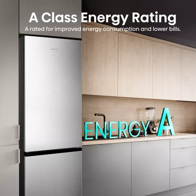 Hisense RB440N4ACA voľne stojaca 336 L nerez