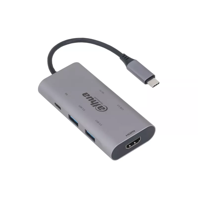 Dahua Technology 7-in-1 USB 3.1 Type-C na USB 3.0 + HDMI + SD/TF + PD dokovacia stanica