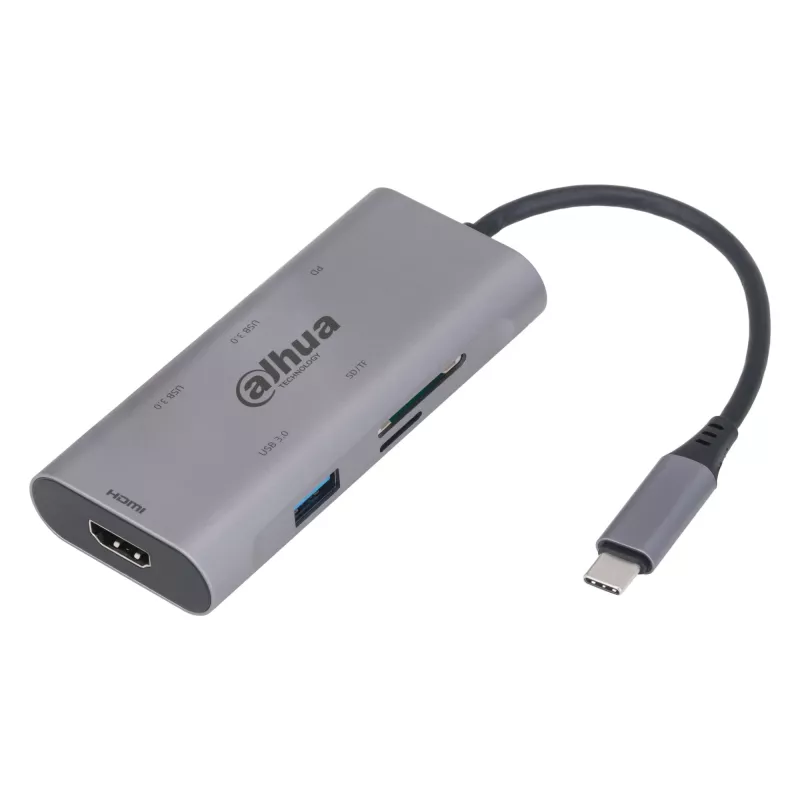 Dahua Technology 7-in-1 USB 3.1 Type-C na USB 3.0 + HDMI + SD/TF + PD dokovacia stanica