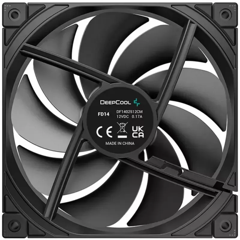 140mm ventilátor DeepCool FD14 3in1 — 140 mm chladiaci ventilátor, DeepCool FD14 3in1