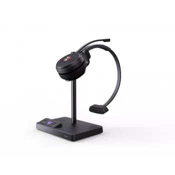 Yealink WH62 Mono Teams Headset, bezdrôtový, kancelária/call centrum, 20 - 20000 Hz, 80 g, headset, čierna