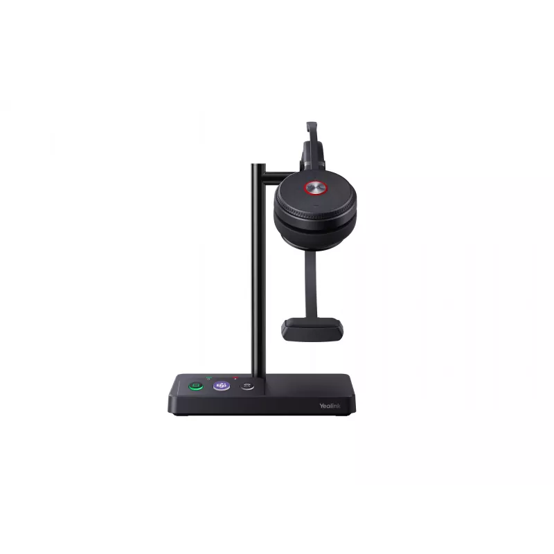 Yealink WH62 Mono Teams Headset, bezdrôtový, kancelária/call centrum, 20 - 20000 Hz, 80 g, headset, čierna