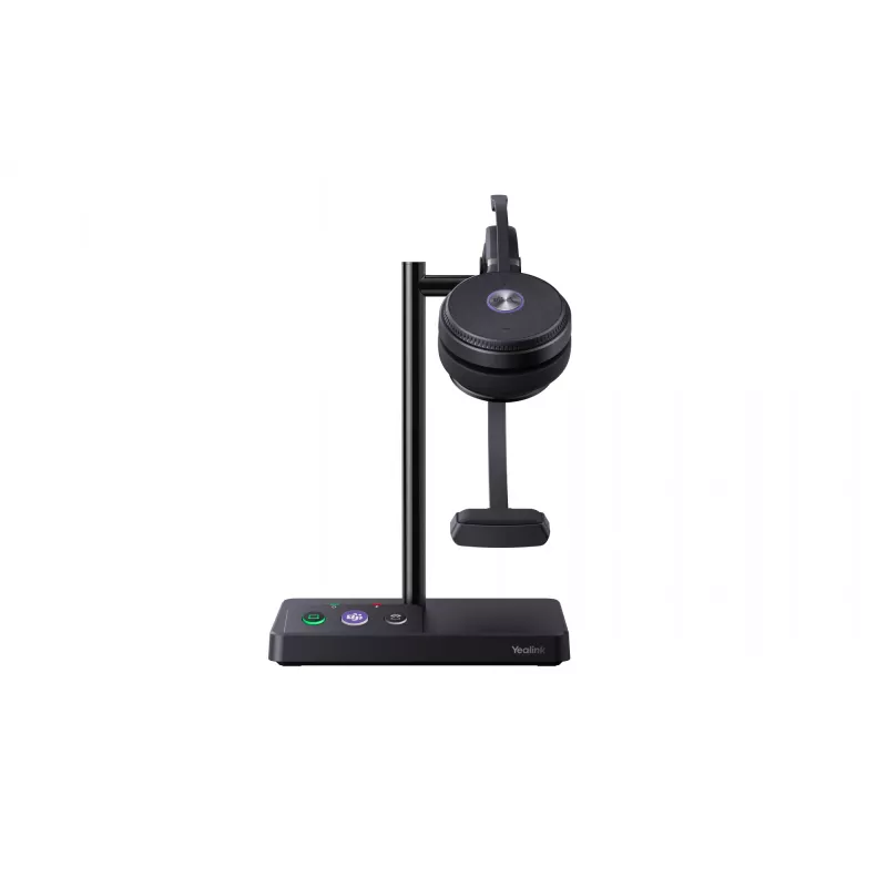 Yealink WH62 Mono Teams Headset, bezdrôtový, kancelária/call centrum, 20 - 20000 Hz, 80 g, headset, čierna