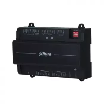 Bezpečnostný dverný kontrolér Dahua DHI-ASC2202B-S — holý 2-dverový kontrolér, 12 V, 24 W, RJ-45/RS-485