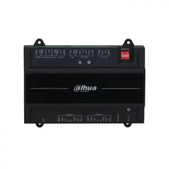 Bezpečnostný dverný kontrolér Dahua DHI-ASC2202B-S — holý 2-dverový kontrolér, 12 V, 24 W, RJ-45/RS-485