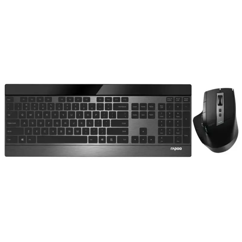 Klávesnica a myš Rapoo 9900m Office QWERTZ čierna