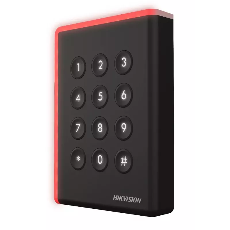 Čítačka prístupového systému Hikvision DS-K1108AEK čierna DC 12V 123x88x21mm
