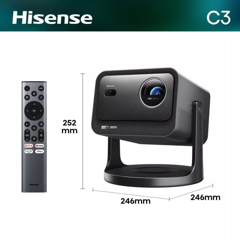 Projektor HISENSE C3 4K Trichroma Laser Beamer 2 500 ANSI-lúmenov, model 20017736