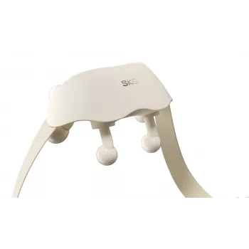 Masážny prístroj na krk a ramená SKG HS500-2, batéria 10W, integrovaná batéria, teplo, 0,88 kg, biela