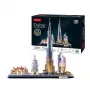 3D puzzle CubicFun City Line Dubai LED, 182 dielov, 532×48 mm, od 10 rokov