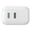 Napájací zdroj Joyroom JR-TCF12 Dual-Port 20W (USB-C x2) biely