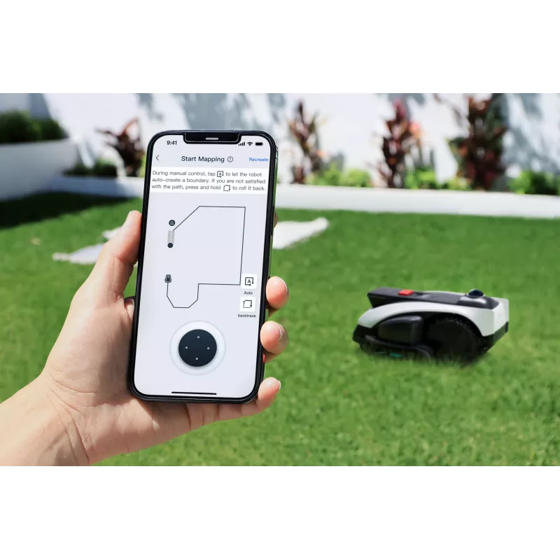 Ecovacs GOAT O1200 LiDAR PRO EU robotická kosačka na batérie čierna, biela