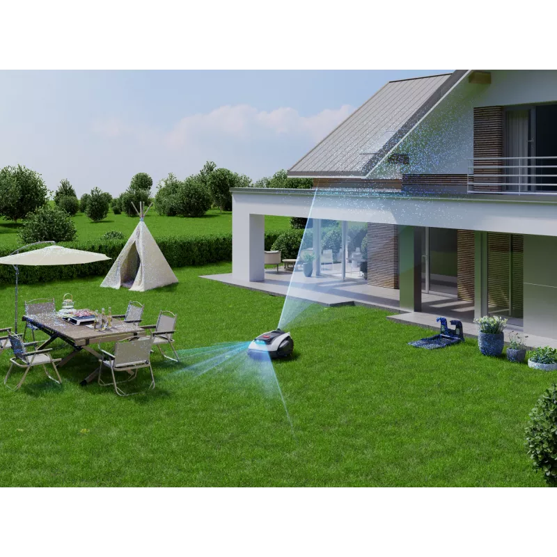 Ecovacs GOAT O1200 LiDAR PRO EU robotická kosačka na batérie čierna, biela