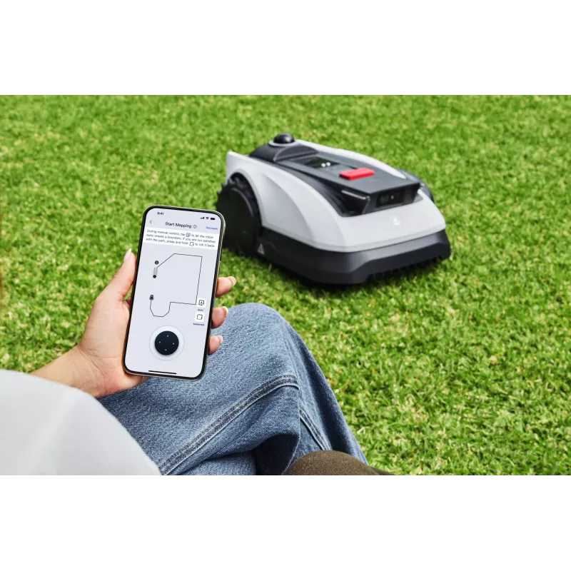 Ecovacs GOAT O1200 LiDAR PRO EU robotická kosačka na batérie čierna, biela