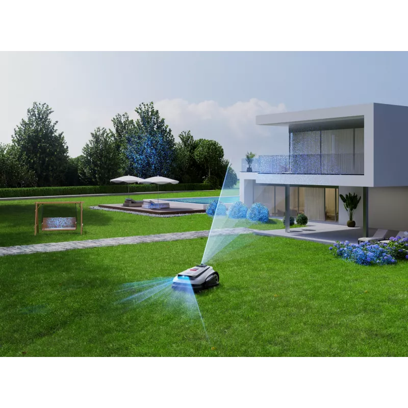 Ecovacs GOAT A1600 LiDAR PRO EU robotická kosačka akumulátor čierna, biela