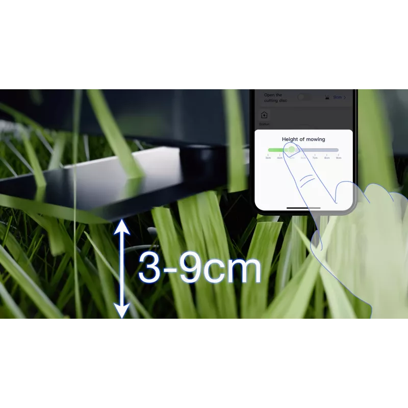 Ecovacs GOAT A1600 LiDAR PRO EU robotická kosačka akumulátor čierna, biela