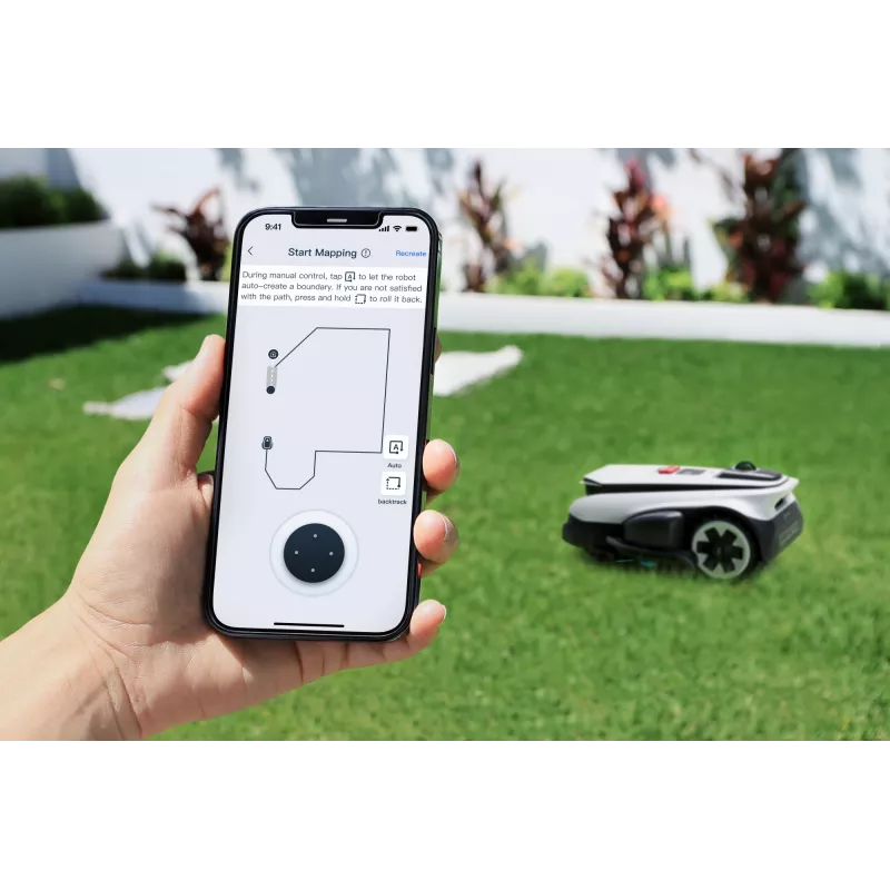 Ecovacs GOAT A1600 LiDAR PRO EU robotická kosačka akumulátor čierna, biela