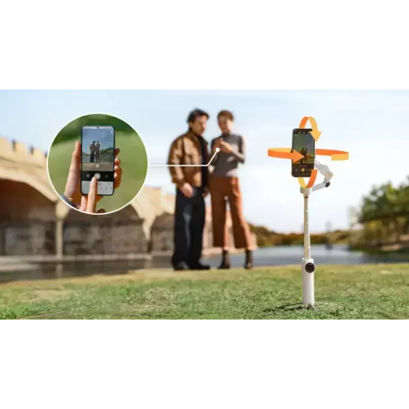 Stabilizátor kamery pre smartfón Insta360 Flow 2 Pro Creator Bundle 360° rotácia