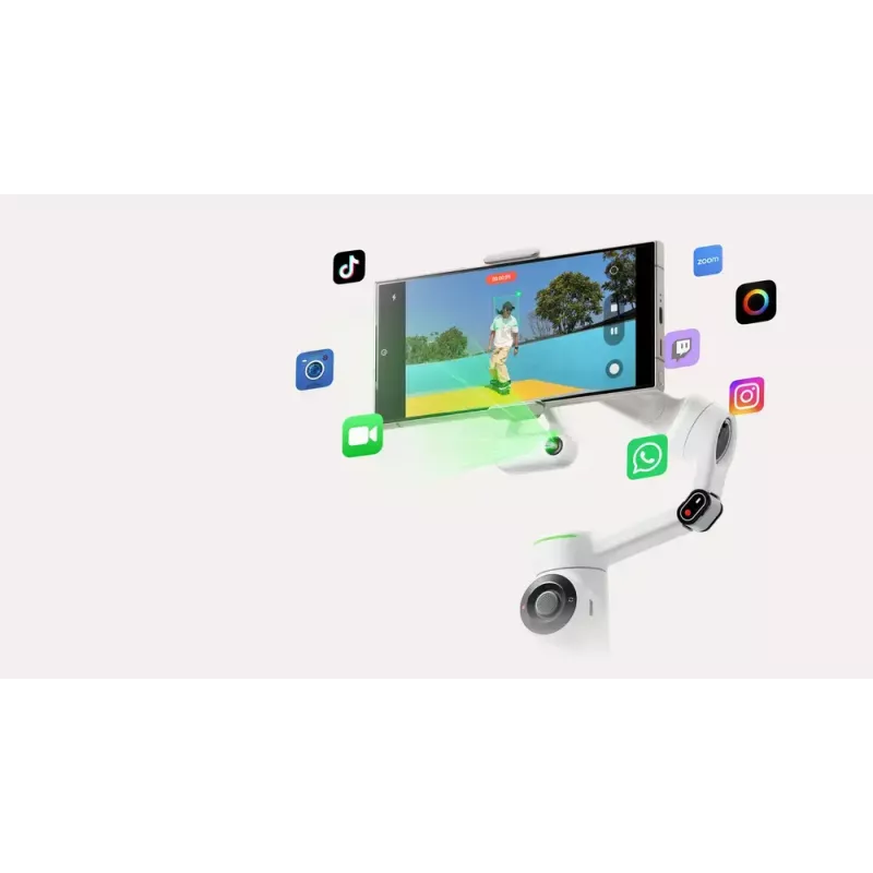 Stabilizátor kamery pre smartfón Insta360 Flow 2 Pro Creator Bundle 360° rotácia