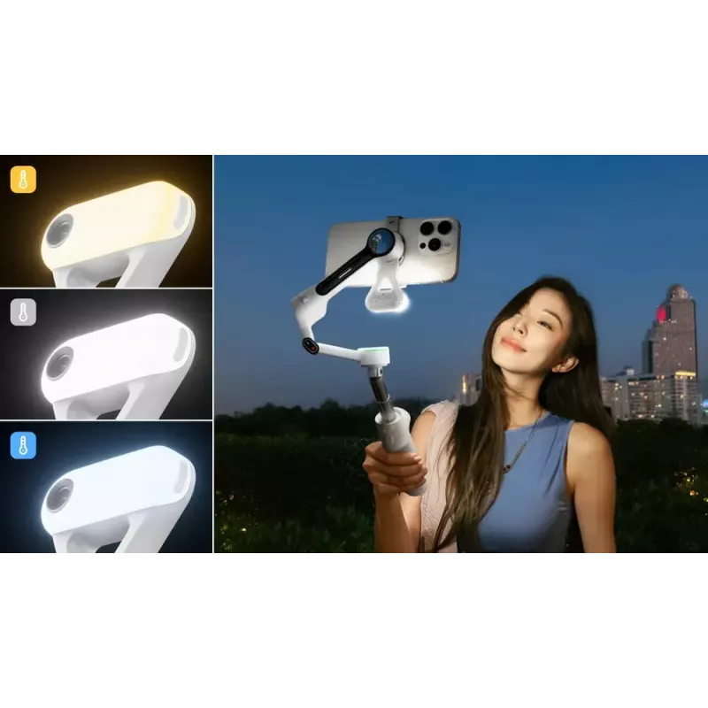 Stabilizátor kamery pre smartfón Insta360 Flow 2 Pro Creator Bundle 360° rotácia