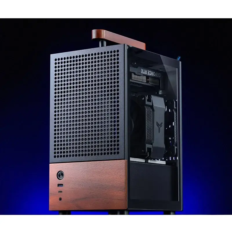 PC skriňa Jonsbo T6, Mini-Tower, Mini-ITX, čierna