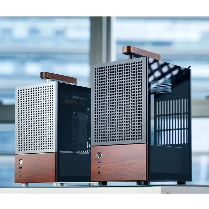 PC skriňa Jonsbo T6, Mini-Tower, Mini-ITX, čierna