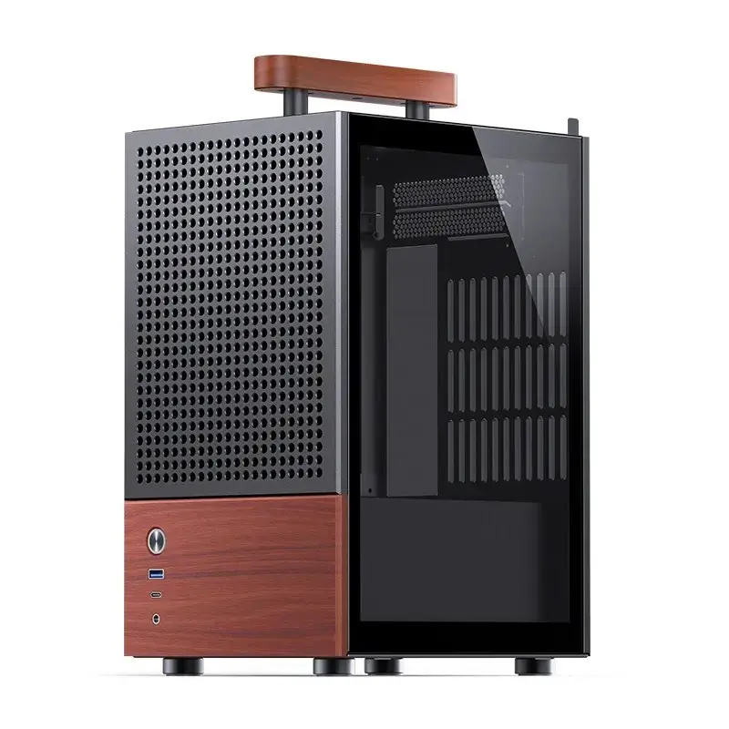 PC skriňa Jonsbo T6, Mini-Tower, Mini-ITX, čierna