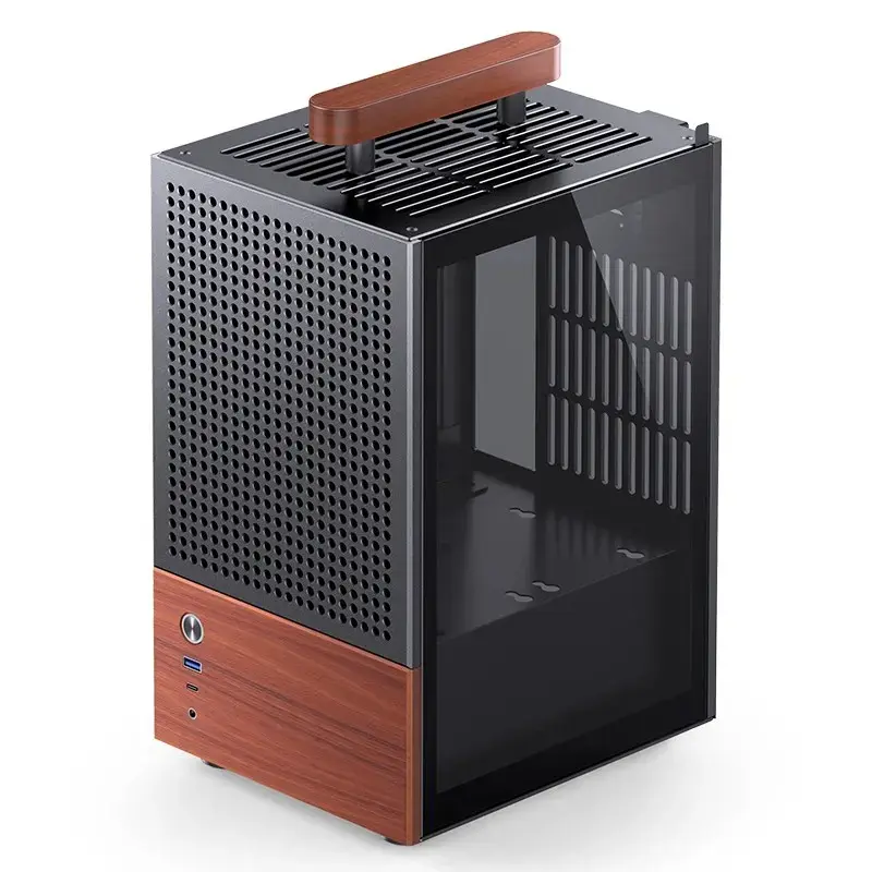 PC skriňa Jonsbo T6, Mini-Tower, Mini-ITX, čierna