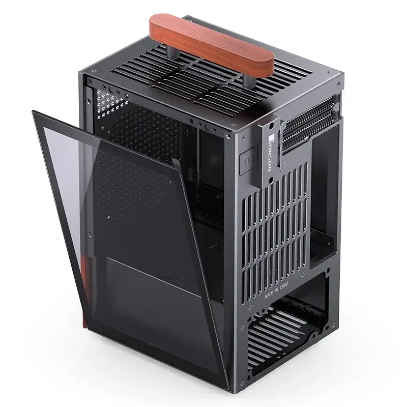 PC skriňa Jonsbo T6, Mini-Tower, Mini-ITX, čierna