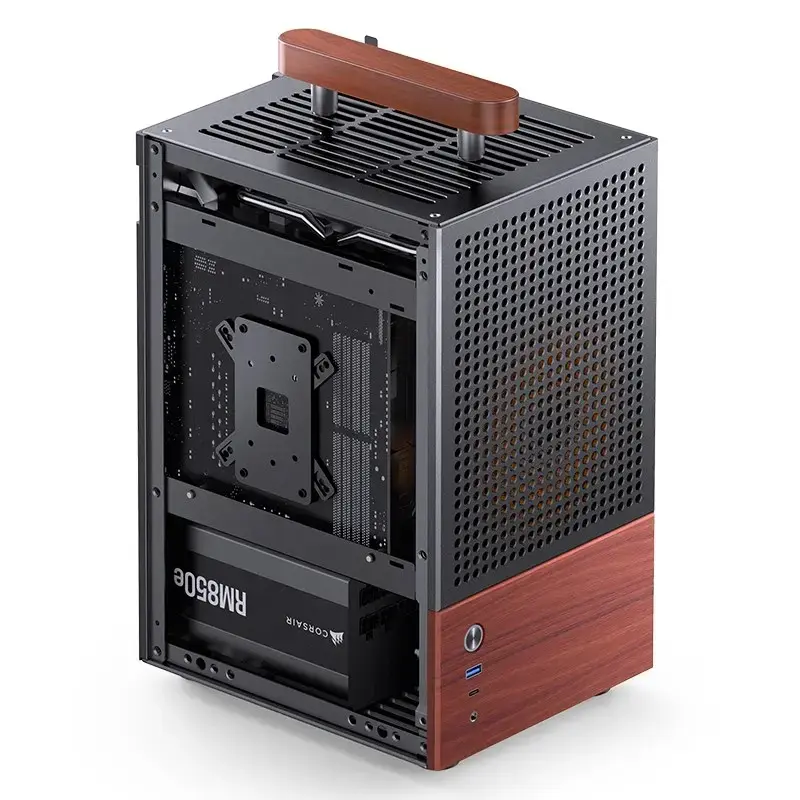 PC skriňa Jonsbo T6, Mini-Tower, Mini-ITX, čierna