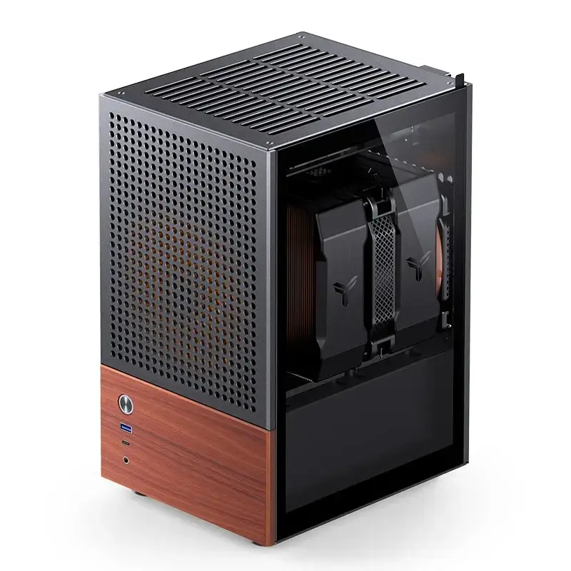 PC skriňa Jonsbo T6, Mini-Tower, Mini-ITX, čierna