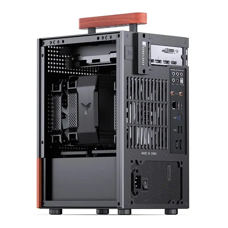 PC skriňa Jonsbo T6, Mini-Tower, Mini-ITX, čierna