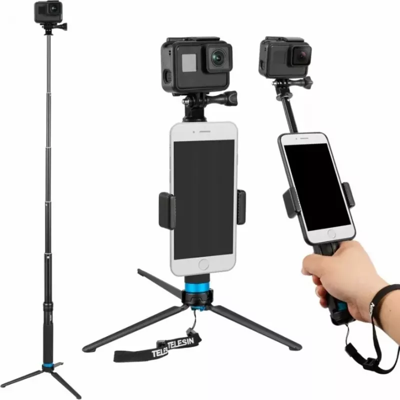 Selfie tyč statív Telesin GP-MNP-090-S nastaviteľná výška ľahká
