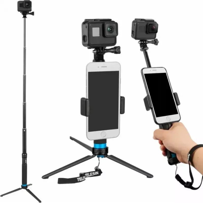 Selfie tyč statív Telesin GP-MNP-090-S nastaviteľná výška ľahká