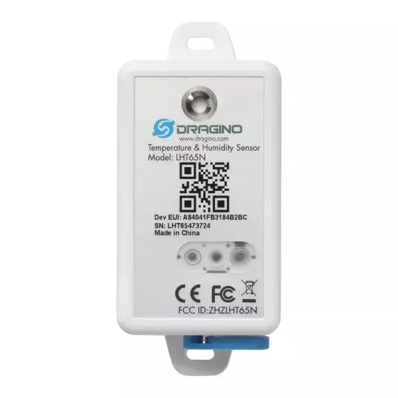 DRAGINO LHT65N samostatný snímač teploty a vlhkosti pre interiér/exteriér LoRaWAN EU868